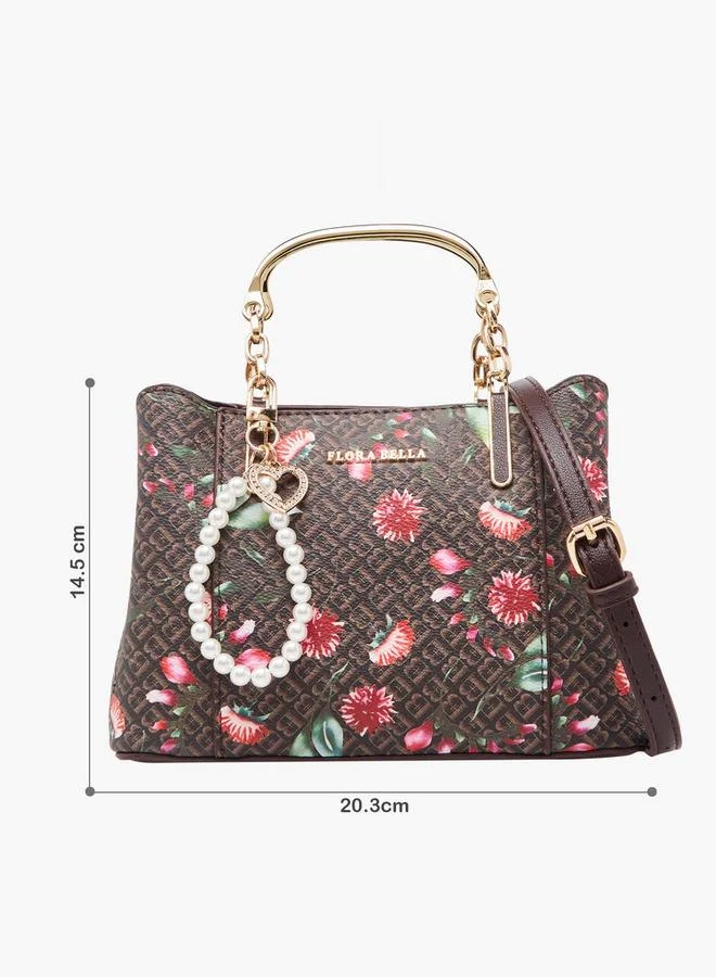 Flora Bella By Shoexpress Printed Tote Bag With Detachable Shoulder Strap